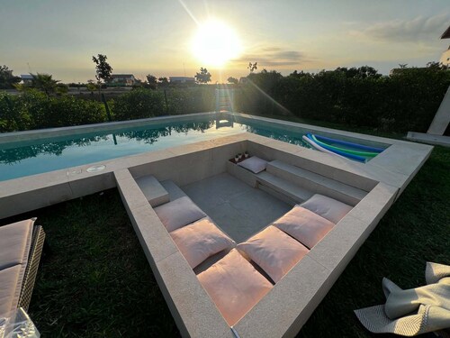 HOP Samcala Heated Pool Fire Pit Luxury