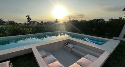 HOP Samcala Heated Pool Fire Pit Luxury
