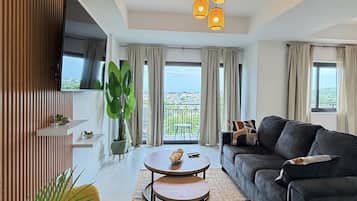 Apartment, Ocean View | Living area