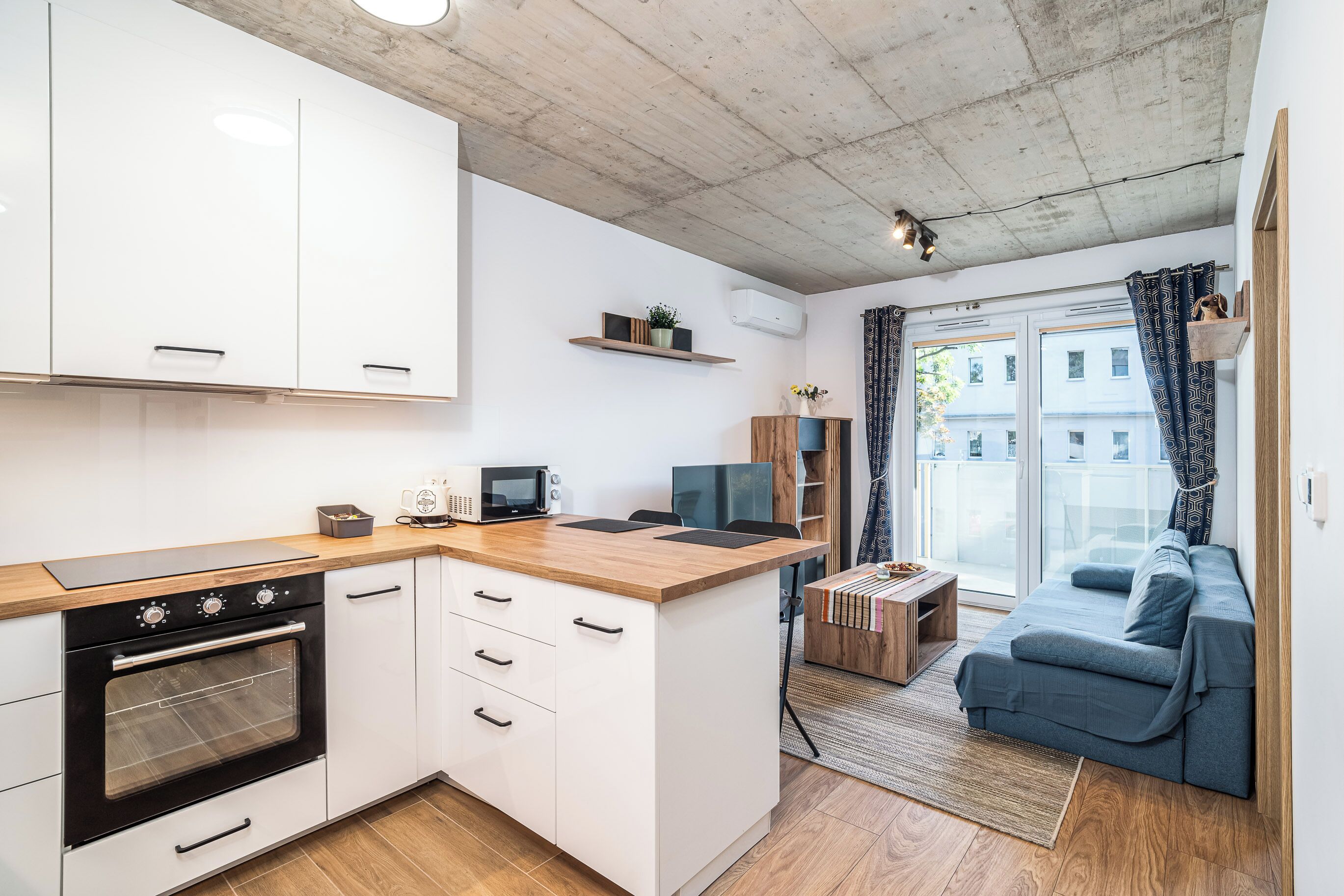 Appartement, balcon | Coin cuisine privé