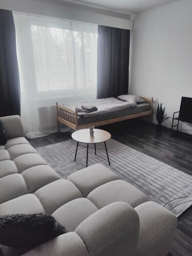 Cozy 1BR Apt in Sotkamo Peaceful Forest Views