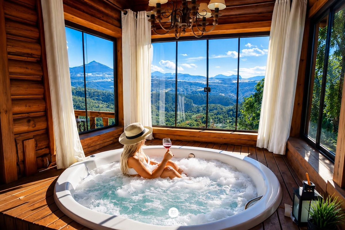 Deluxe Cabin | Private spa tub
