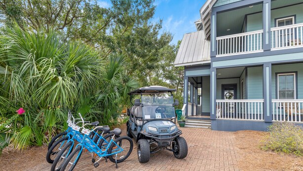 Property grounds - 🚲Willow & Waves | Golf Cart, 4 Bikes, Pool, Near Beach🏊 (Inlet Beach)