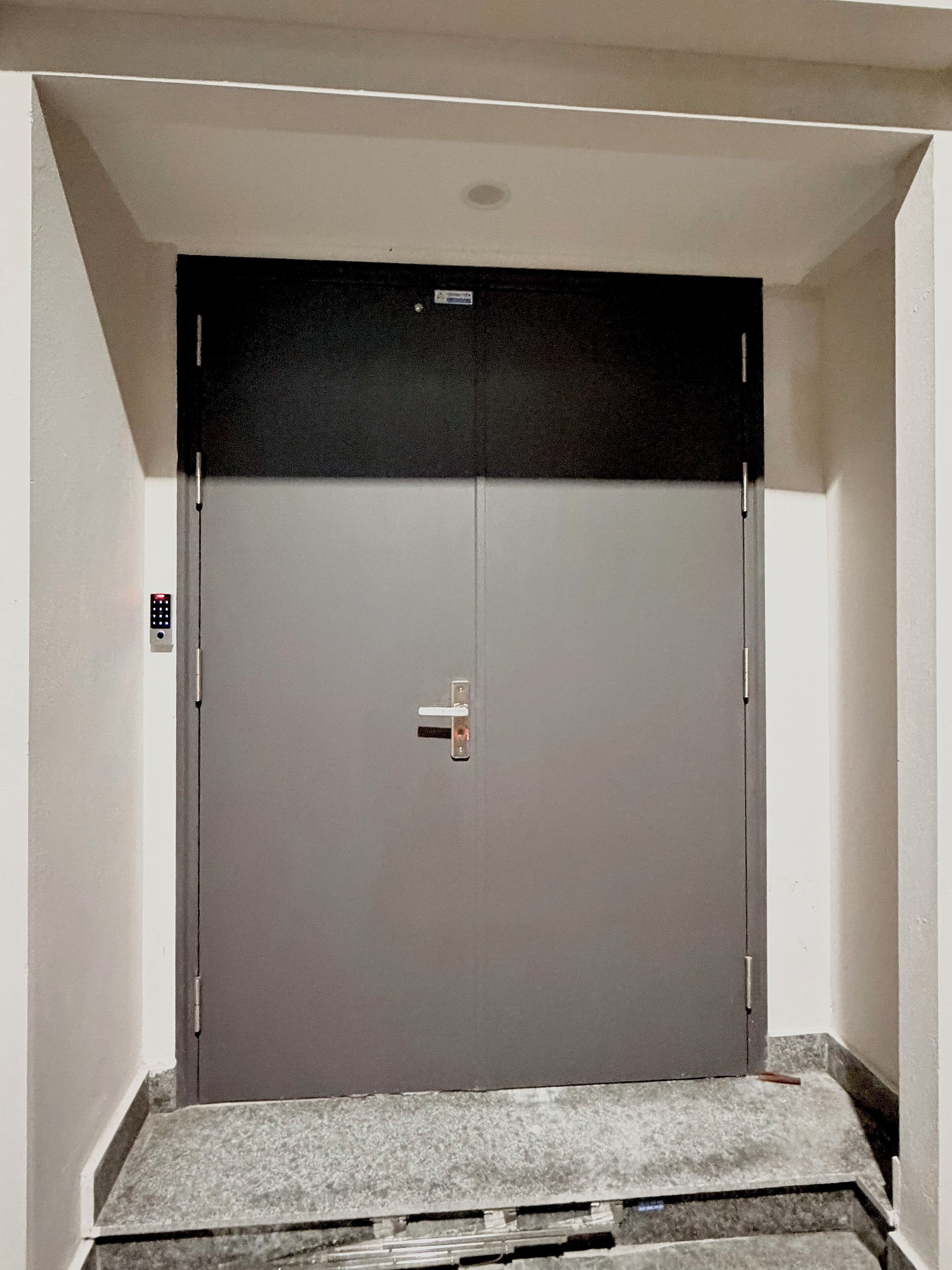 Entrée de l’hébergement