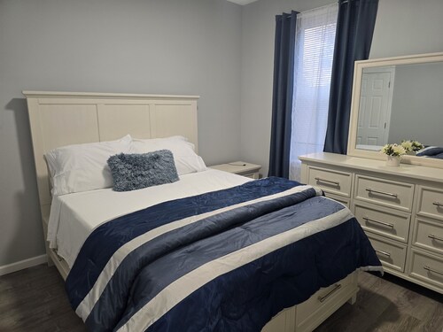 Lovely Brand New  3-bedroom apartment with AC all the comfy amenities.