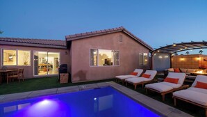 Unclassified image, 2 of 60, button - private pool + spa + game room + near Coachella | Family & Group Friendly (Indio)