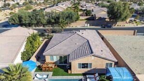 Unclassified image, 3 of 60, button - private pool + spa + game room + near Coachella | Family & Group Friendly (Indio)