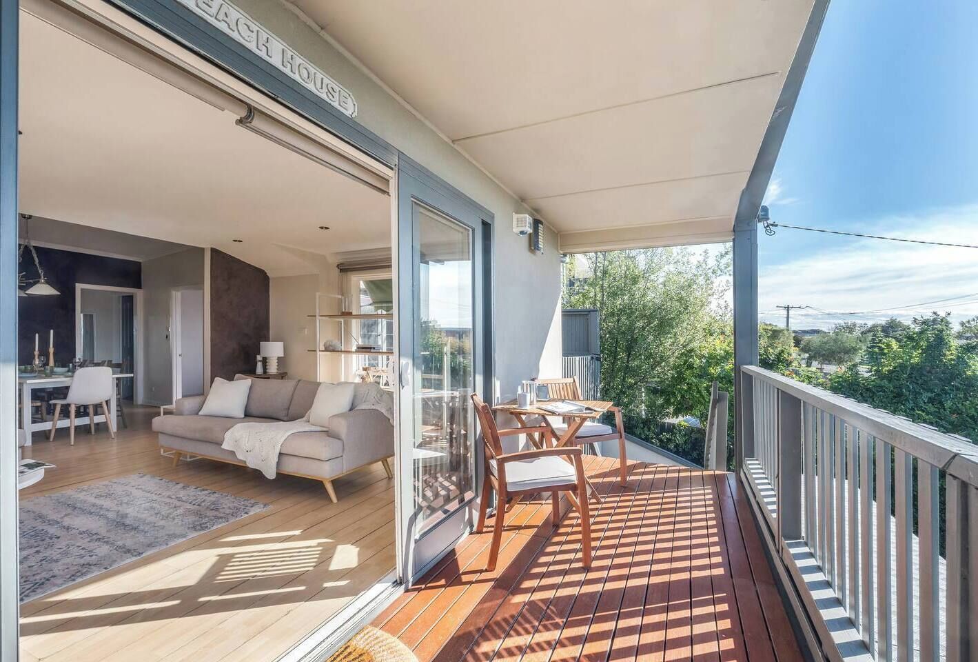 Savour a cup of tea at the sunny deck table, where the fresh coastal air and peaceful hillside outlooks invite you to slow down and settle into holiday mode.