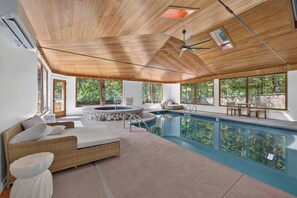 Pool - Luxury Catskills Estate | 40+ Guests | Pool+Spa (Forestburgh)