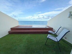 Terrace/patio - Beautiful Penthouse with Access to a Private Beach (Cancún)