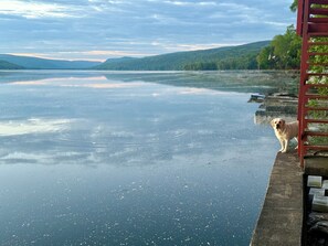 Property grounds - Beautiful lakehouse on Otisco Lake. Lakeside deck. Private and serene. (Marietta)