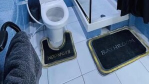 Haartrockner, Handtücher, Seife, Toilettenpapier