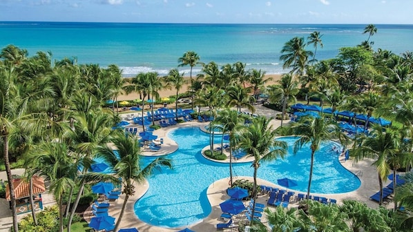 Pool - 3BR Presidential Ocean View at Margaritaville Rio Mar on Puerto Rico Coast (Rio Grande)