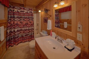 Bathroom - Just Barely Making It Cabin Rental (Wears Valley)