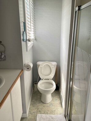 Shower, hair dryer, towels, soap - Chalet Poirier | Magdalen Islands | Waterfront | BBQ | Fire Pit | WiFi (Havre-aux-Maisons)