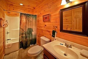 Bathroom - Snuggled Inn Cabin Rental (Pigeon Forge)
