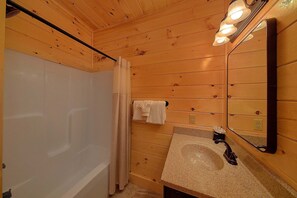 Bathroom - Livin' the Dream Cabin Rental (Pigeon Forge)