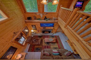 Living area - Above the Rest Cabin Rental (Sevierville)