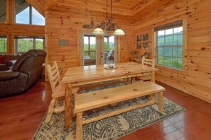 Dining - Almost Heaven II Cabin Rental (Wears Valley)