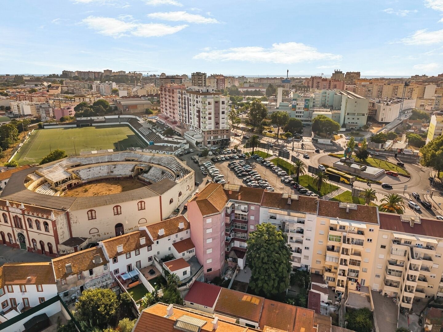 منظر من الجو على ارتفاع عالٍ