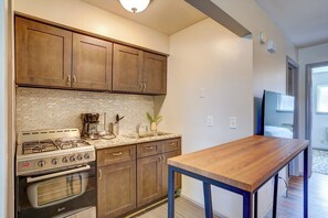 Kitchen - Pet-Friendly Apt Near Med Center + Parking (Milwaukee)