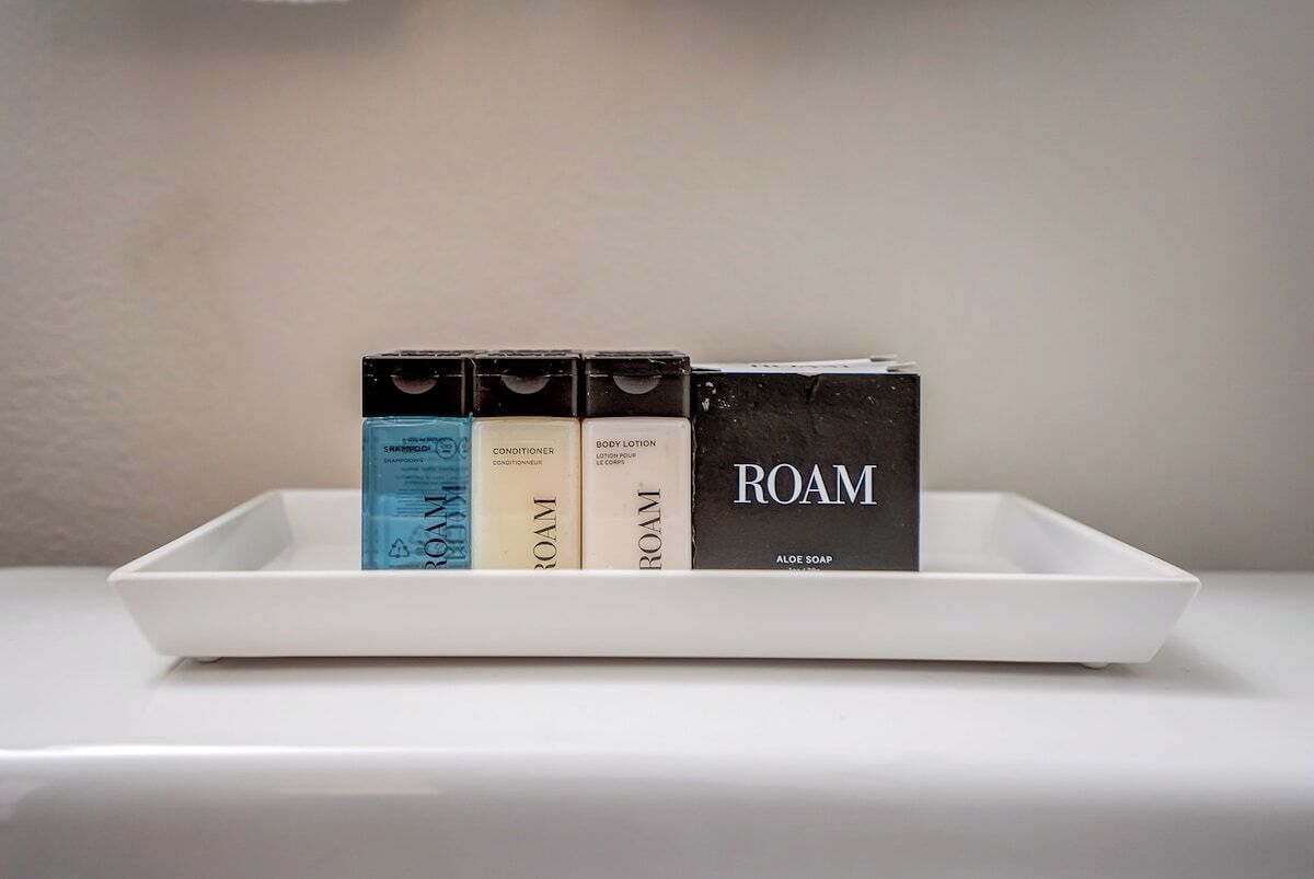 We provide complementary soap and shower gel to get you started!