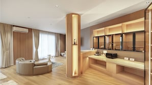 Deluxe Suite | Living area - ALAYA STAYS SAVIAN Suites (Chikkajala)