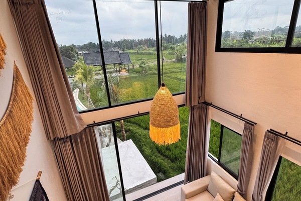 Superior Double Room, Pool View | Living area