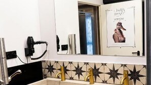 Shared Dormitory, Mixed Dorm, Non Smoking, Shared Bathroom | Bathroom | Hair dryer, toilet paper - Black Swan Hostel Granada (Granada)