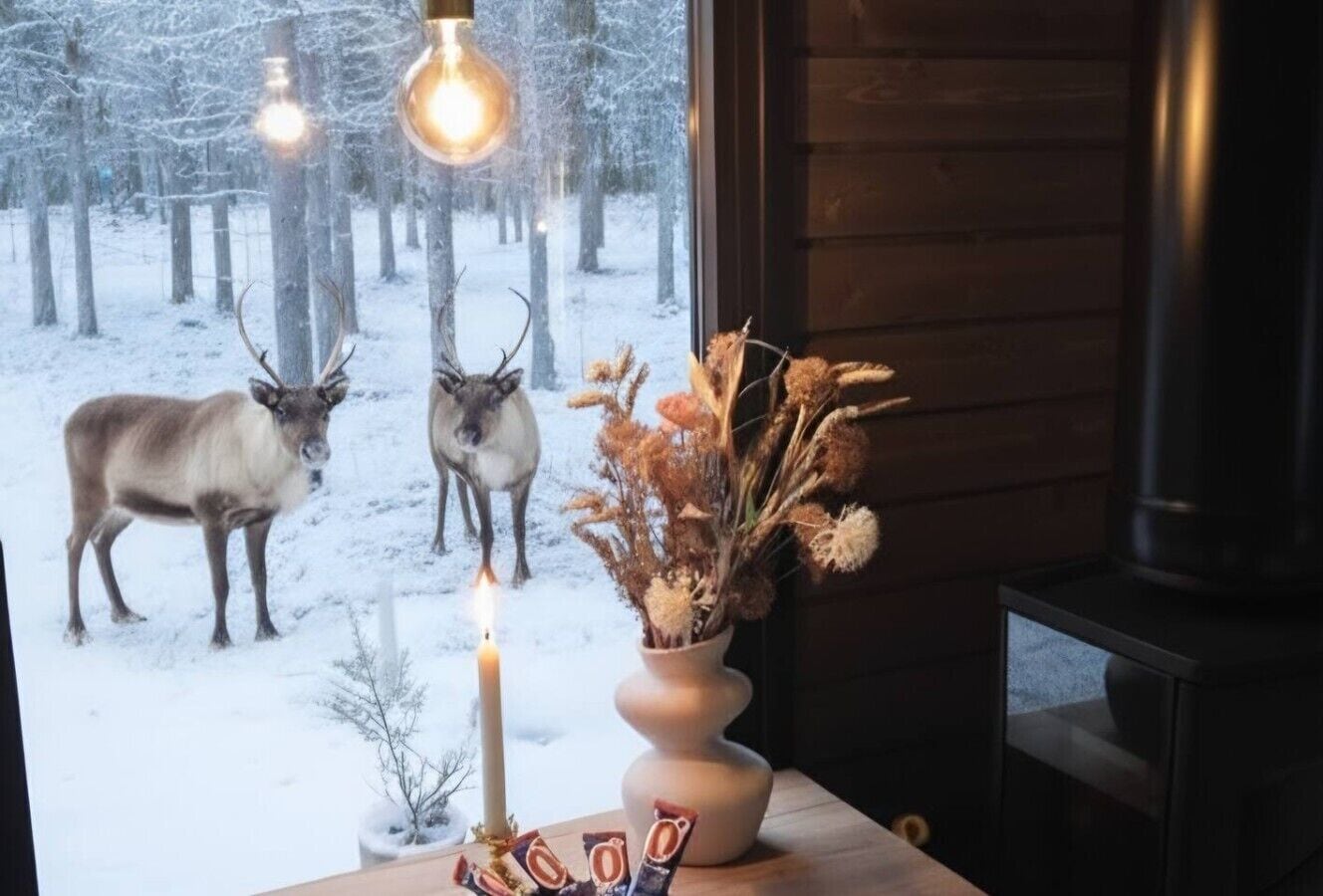 Deluxe-chalet | Näkymä huoneesta
