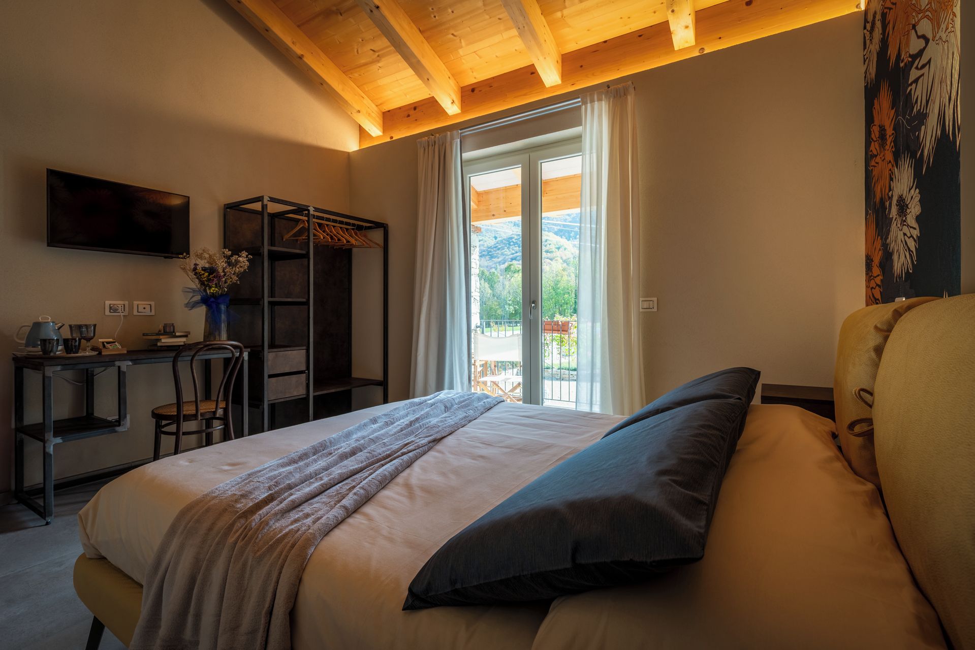 Comfort-Doppelzimmer, Bergblick (Girasole)