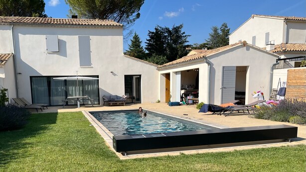 Pool - Two Sisters House: Heated Pool, Bike Storage, and Child-Friendly @ Mont Ventoux (Malaucène)