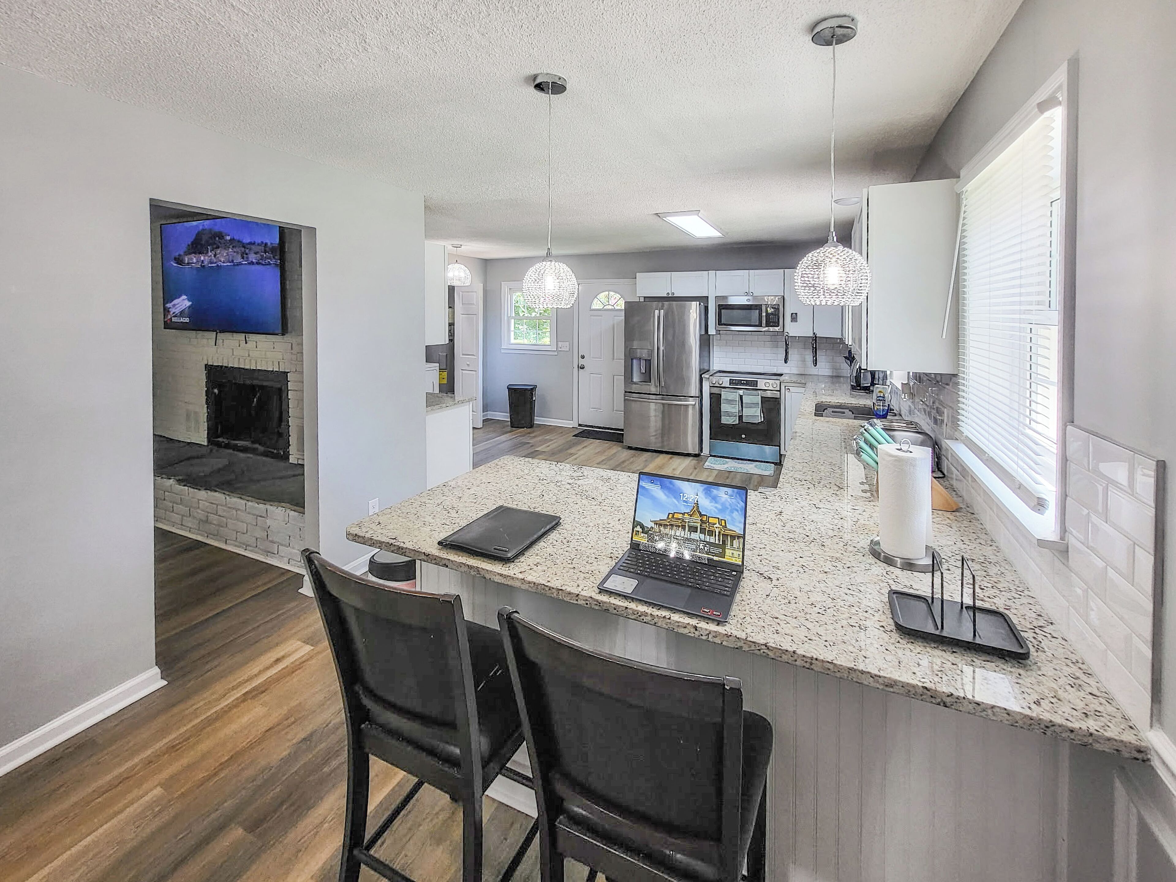 House, Patio, Garden View | Private kitchen