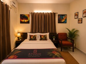Kamar Double Deluks, pemandangan kota | Ruang kerja ramah laptop