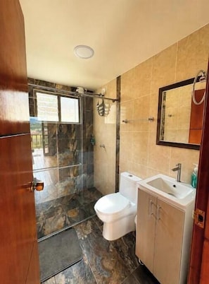 Shower, soap