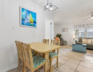 Dining Area - Seats Four - Gulf Village #203 | Gulf Shores Condo with + Community Pool (Gulf Shores)