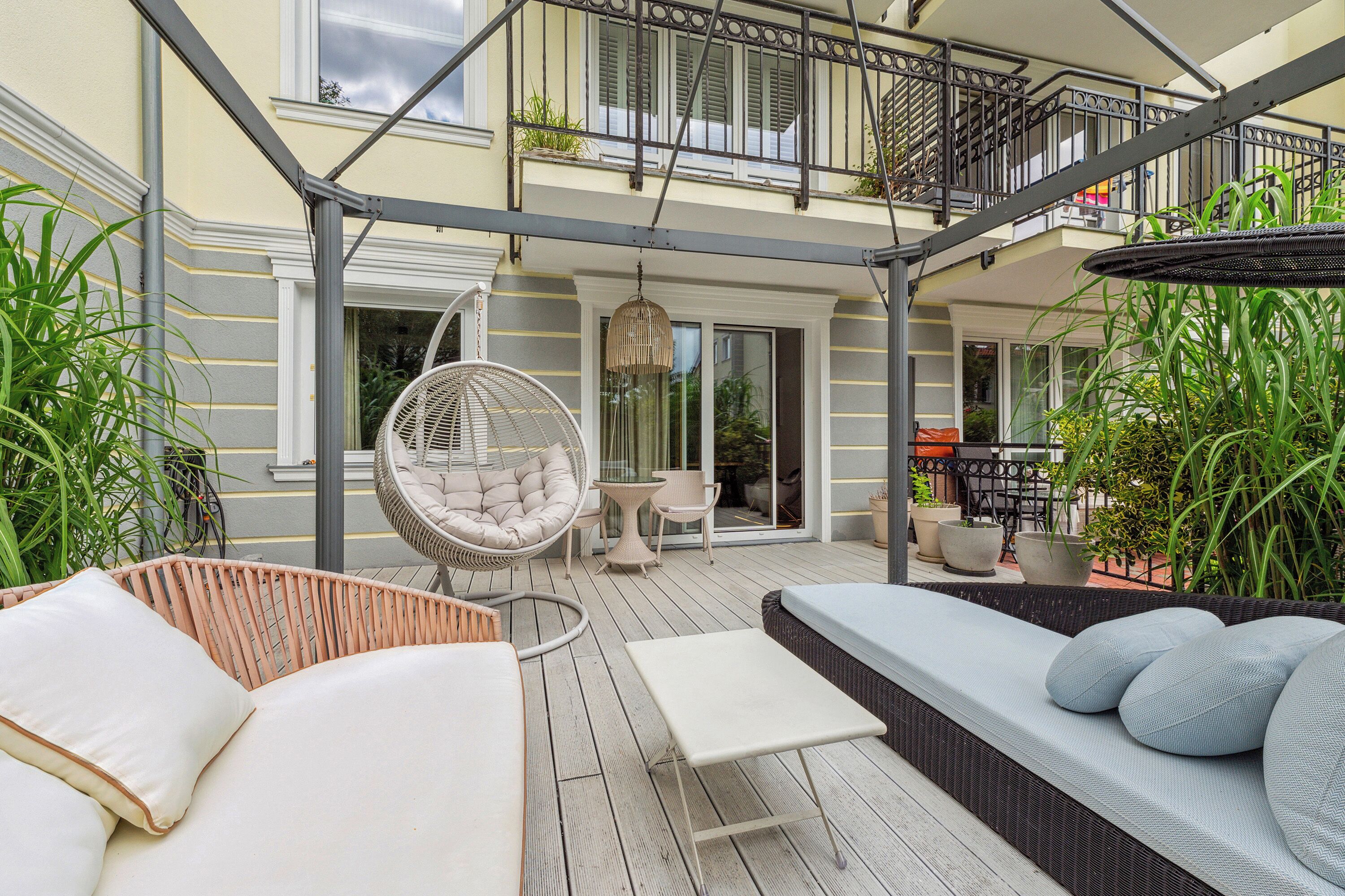 Appartement Deluxe, au bord de la plage | Terrasse/patio