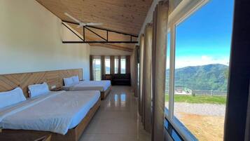 Cottage Familial, balcon, vue montagne