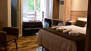 Standard-Zweibettzimmer, Veranda, Poolblick