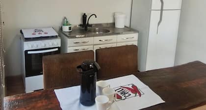 Private suite with kitchen and separate entrance with parking in the city center.