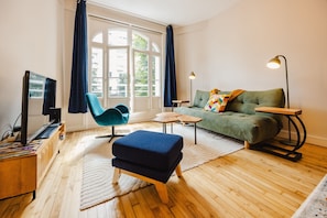 Living area - Le Mosaïque - Bel appt 2 chambres dans le centre (Rennes)