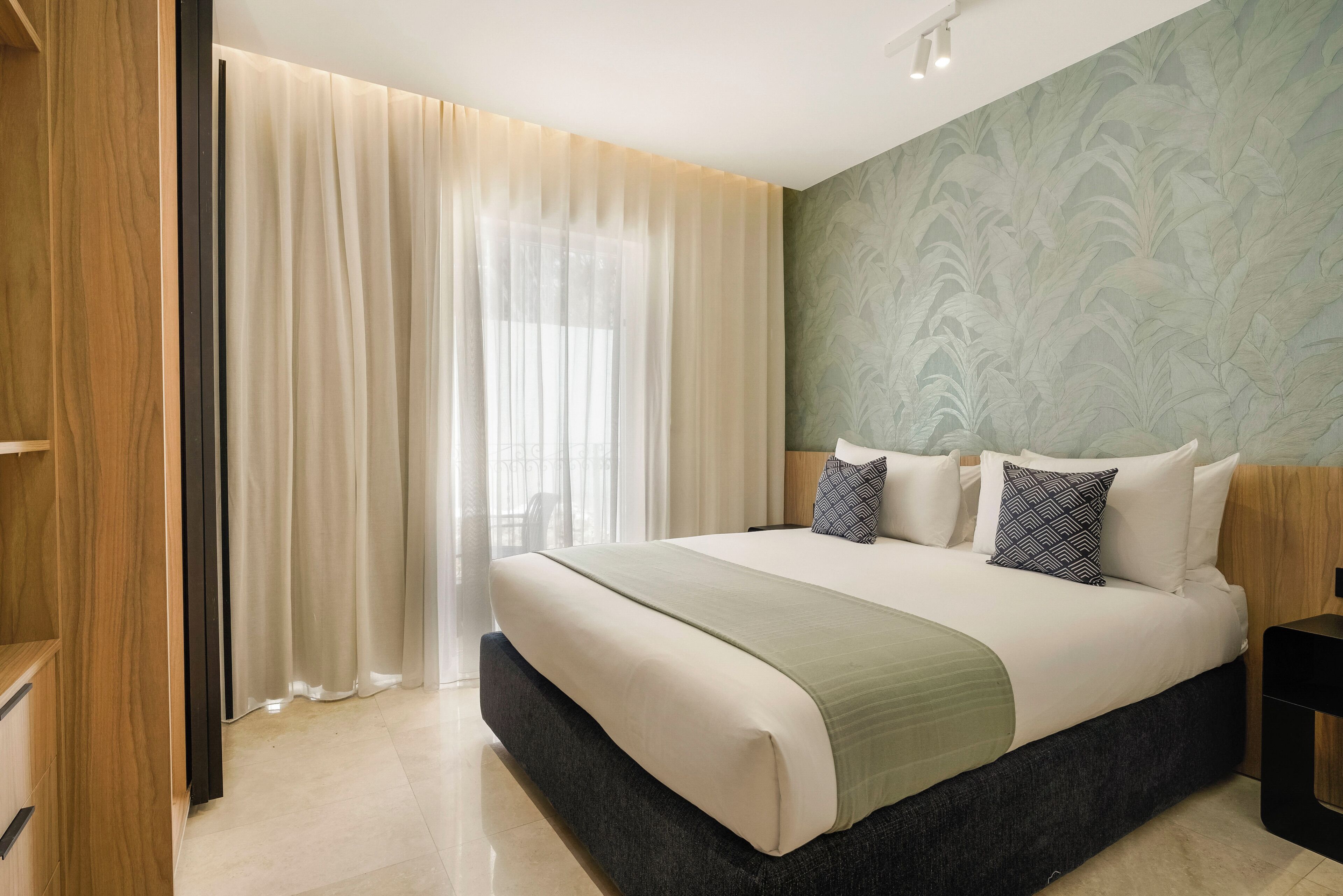 Comfort Double Room | Premium bedding, memory foam beds, desk, laptop workspace