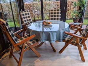 Dining - Ferienhaus Eul F5 mit Wintergarten (Butjadingen)