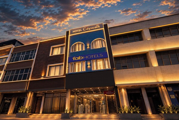 A hotel building with a sign for 'Hotel Citywalk' and 'Fair Hotels'. - FabHotel City Walk (Zirakpur)