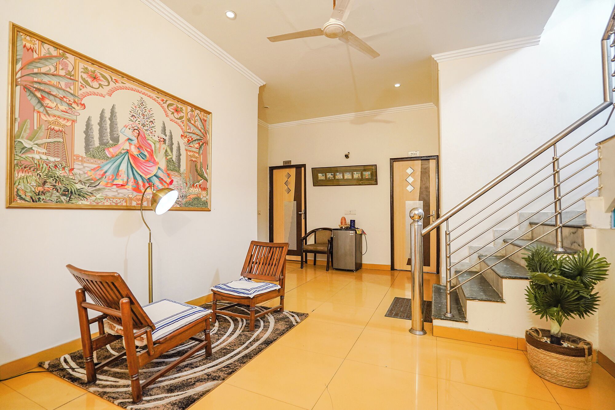 Lobby sitting area