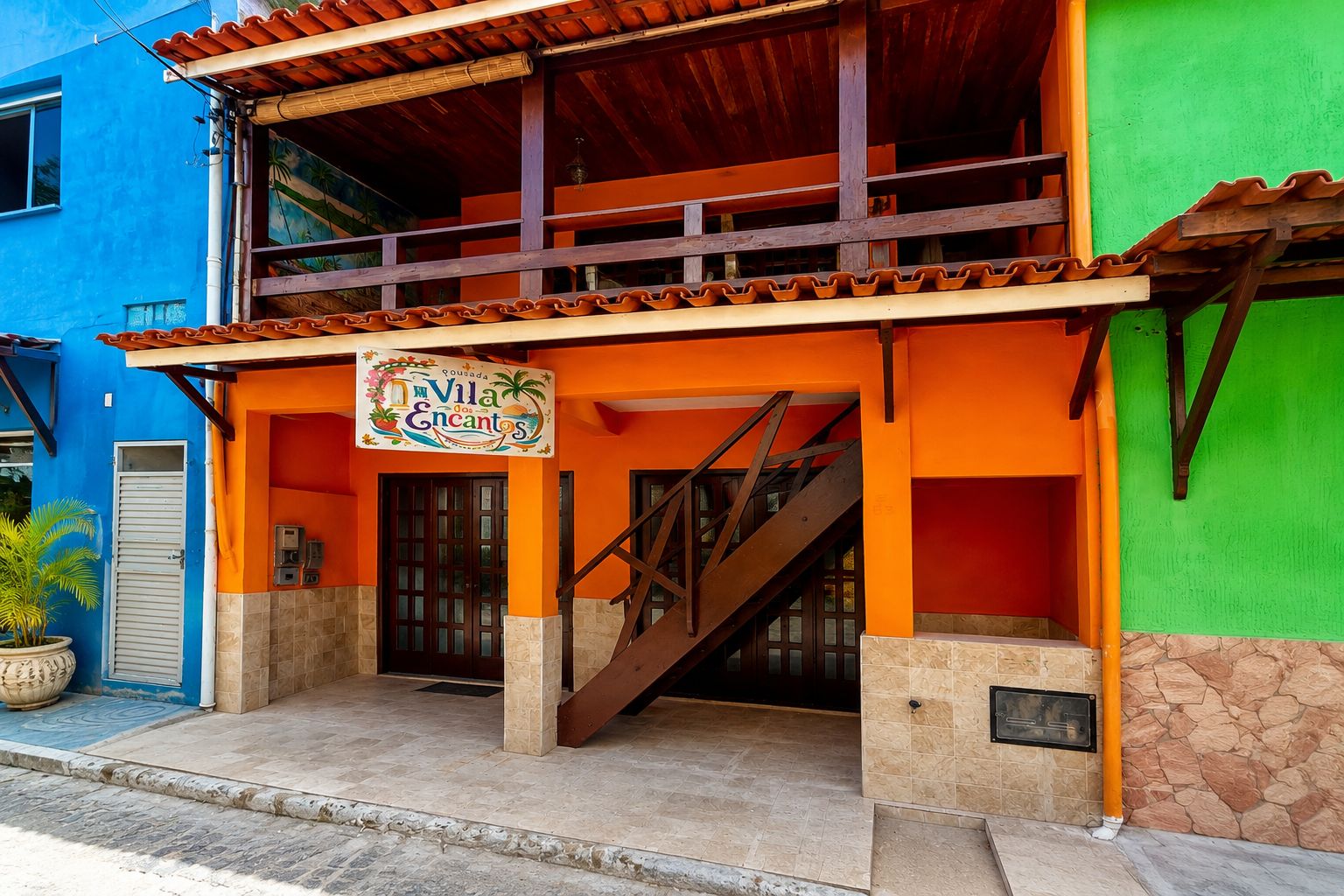Fachada da propriedade