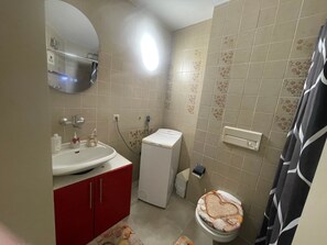 Bathroom - Apartment 'Domus Lux 406' with Balcony and Wi-Fi (Bad Säckingen)