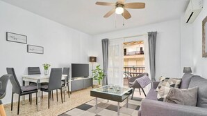 Living area - Nerja Beachfront Apartment Sea Views and Balcony (Torrijos)