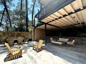 Outdoor dining - Loft Encino Desnivel Valle de Bravo (Casas Viejas)