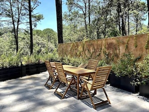 Outdoor dining - Loft Encino Desnivel Valle de Bravo (Casas Viejas)